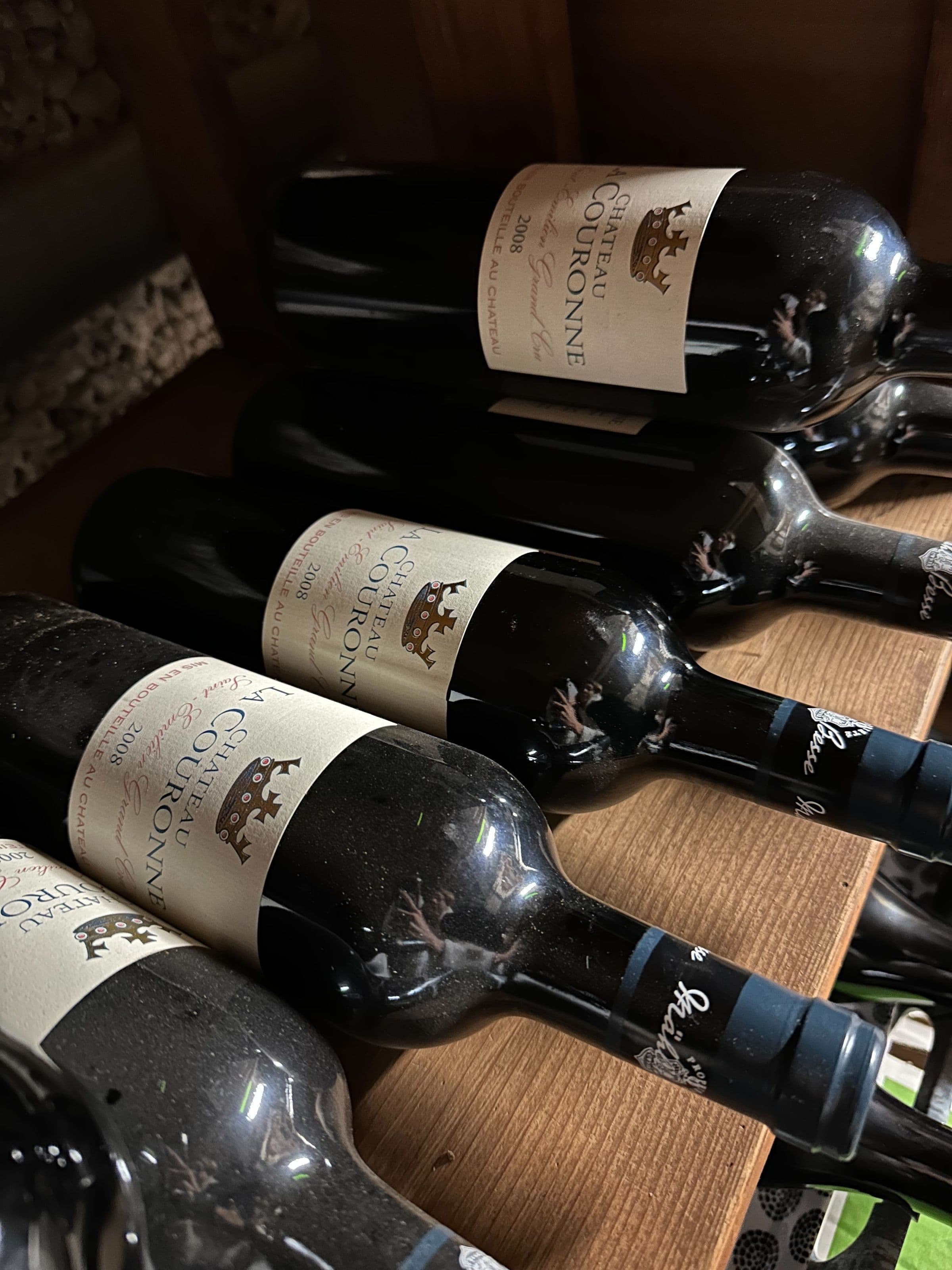 Cave à vins du restaurant À La Couronne